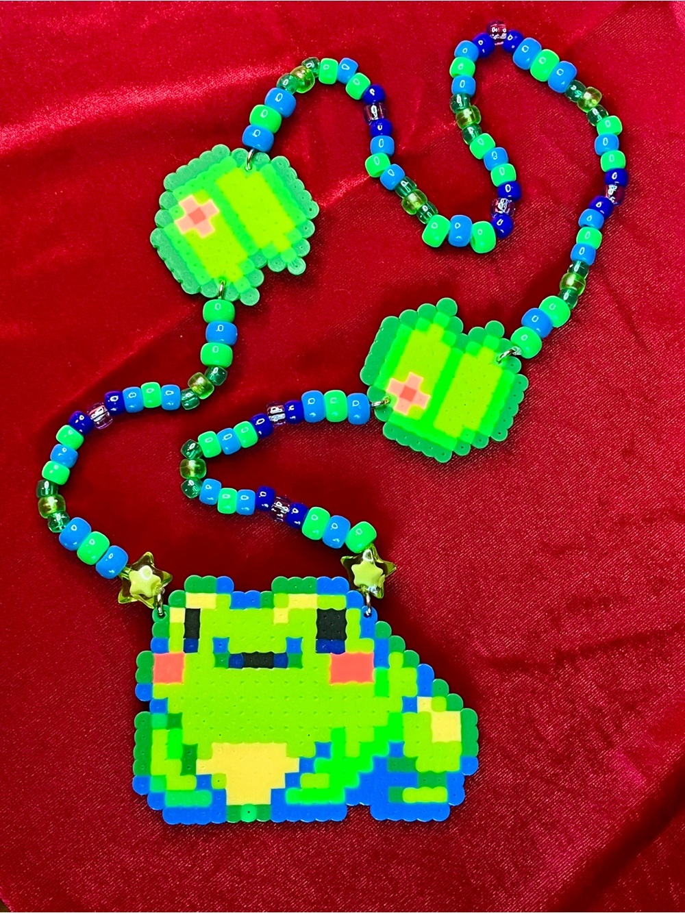 Handmade Frog Necklace